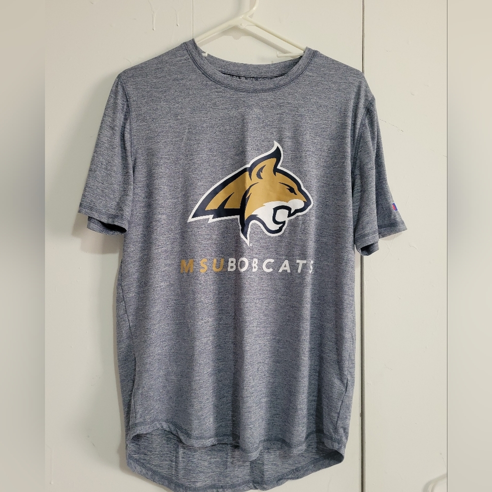 Champion Heather Gray MSU Bobcats Tee